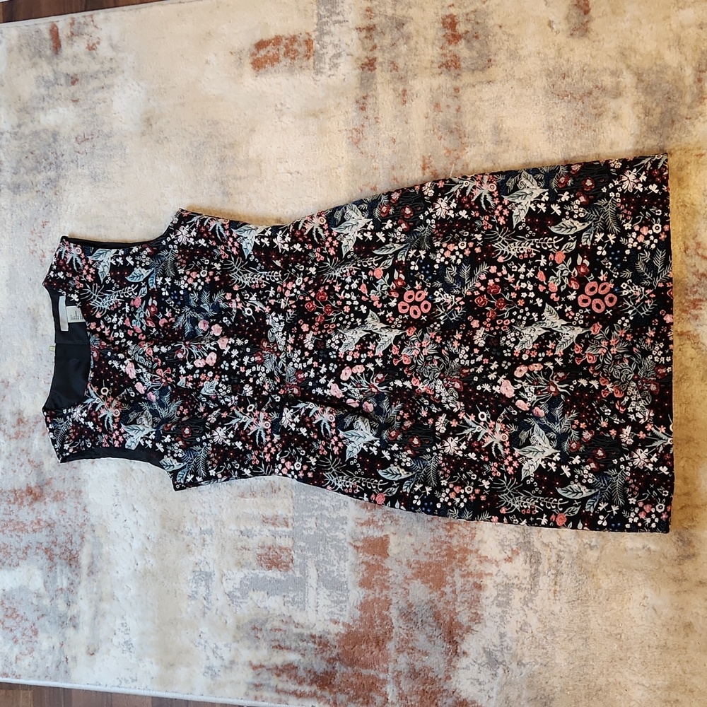 Embroidered Jacquard Sheath Dress Self-Portrait Style - 4